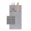 Airlaid paper napkins pocket for cutlery table settings