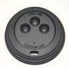 Lid for hot paper cups 250 ml or 8 oz black