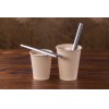 Eco and biodegrabale paper cups 250 ml from bamboo