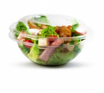 Crystal clear plastic lids made of recyclable PET material