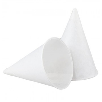 Disposable paper cone cups 135 ml disposable snow cones