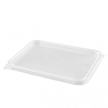 Lid for rectangular container 500-2000 ml, PP, clear